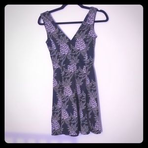 H&M Black Dress with Pineapples